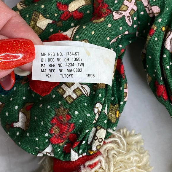 1995 Hip and Hop Christmas Decor House of Lloyd Christmas Around the World Bunny - Picture 11 of 11